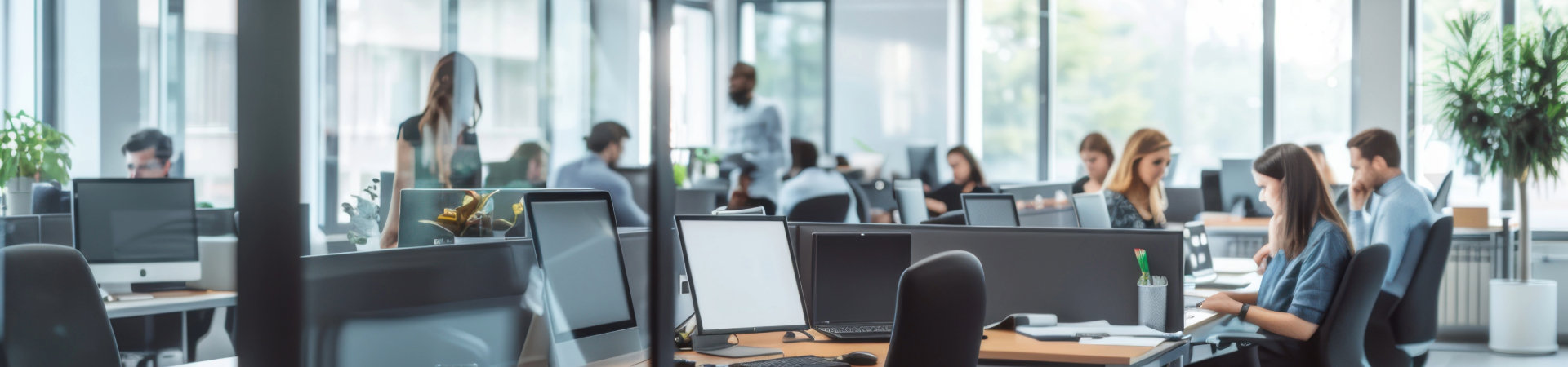 Legal Professional in a Corporate setting using a tablet